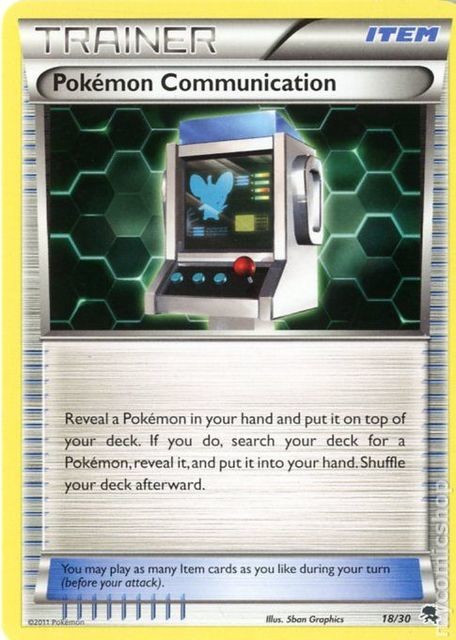Pokemon Communication (18/30) [Black & White: Trainer Kit - Zoroark] | Card Citadel