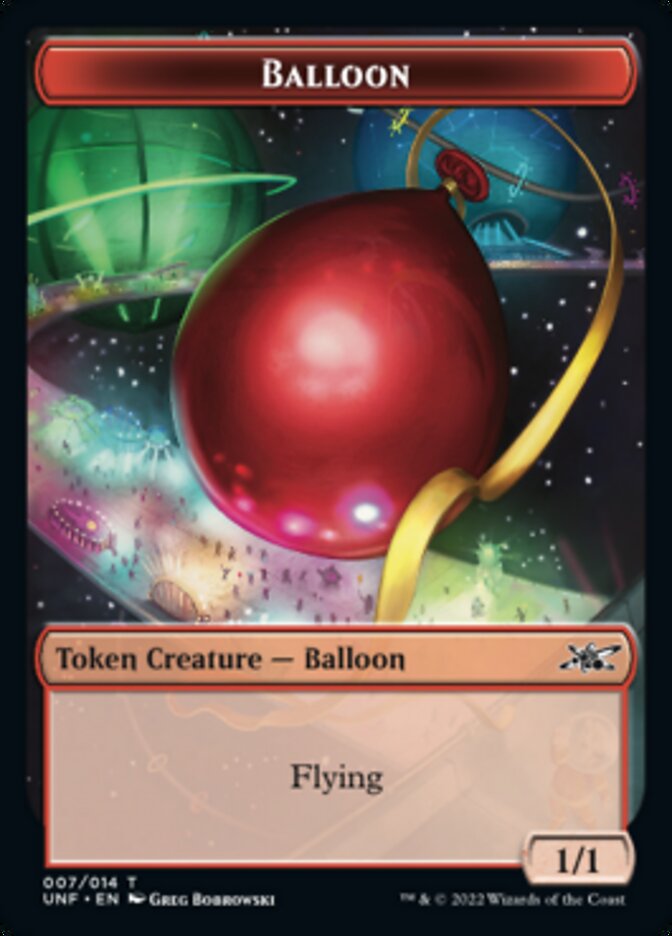 Balloon Token [Unfinity Tokens] | Card Citadel