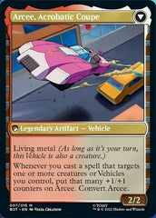 Arcee, Sharpshooter // Arcee, Acrobatic Coupe [Universes Beyond: Transformers] | Card Citadel