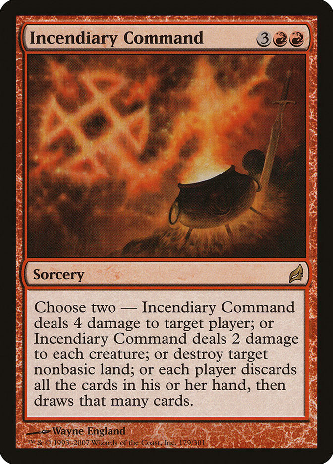 Incendiary Command [Lorwyn] | Card Citadel
