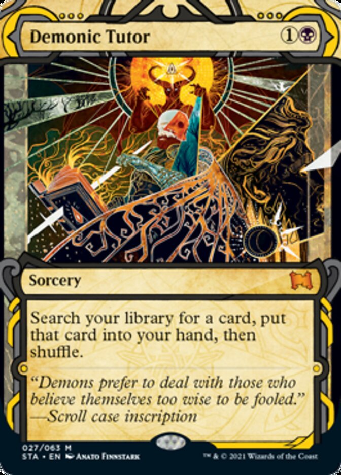 Demonic Tutor (Etched Foil) [Strixhaven Mystical Archive] | Card Citadel