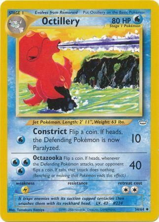 Octillery (34/64) [Neo Revelation Unlimited] | Card Citadel