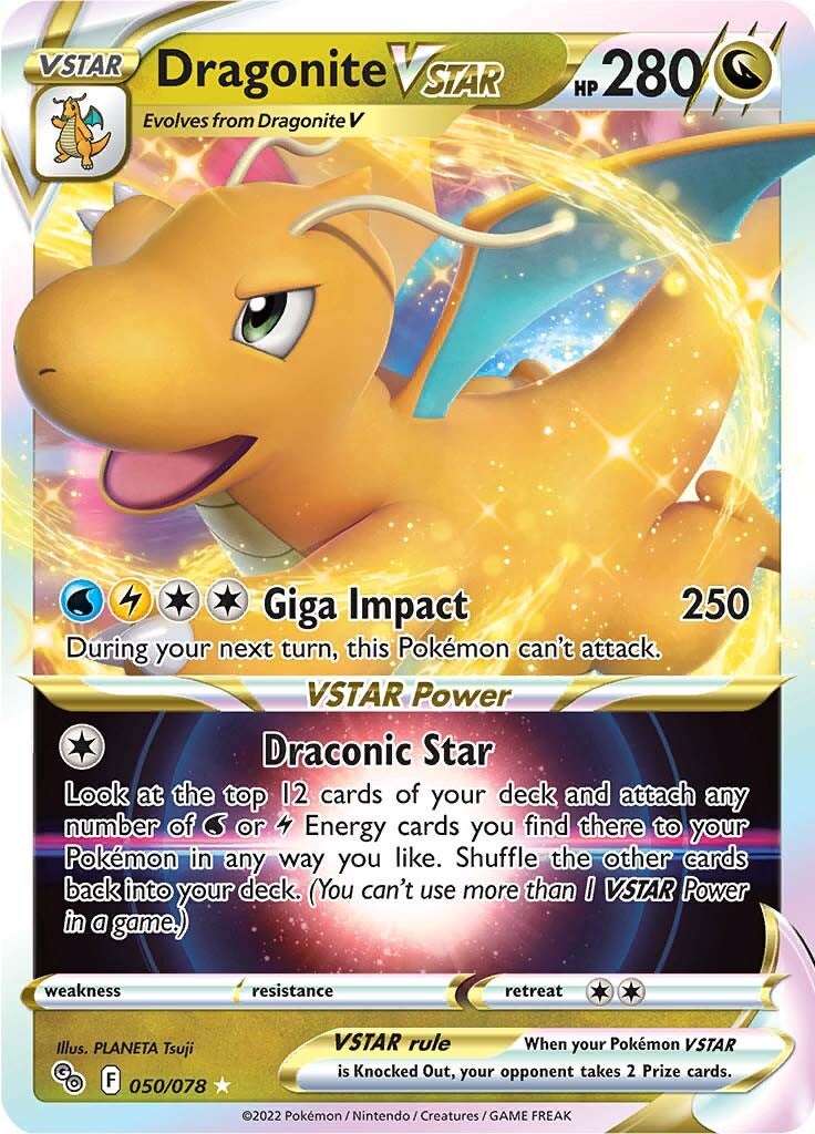 Dragonite VSTAR (050/078) [Pokémon GO] | Card Citadel