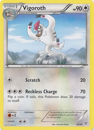 Vigoroth (28/30) [XY: Trainer Kit 1 - Bisharp] | Card Citadel