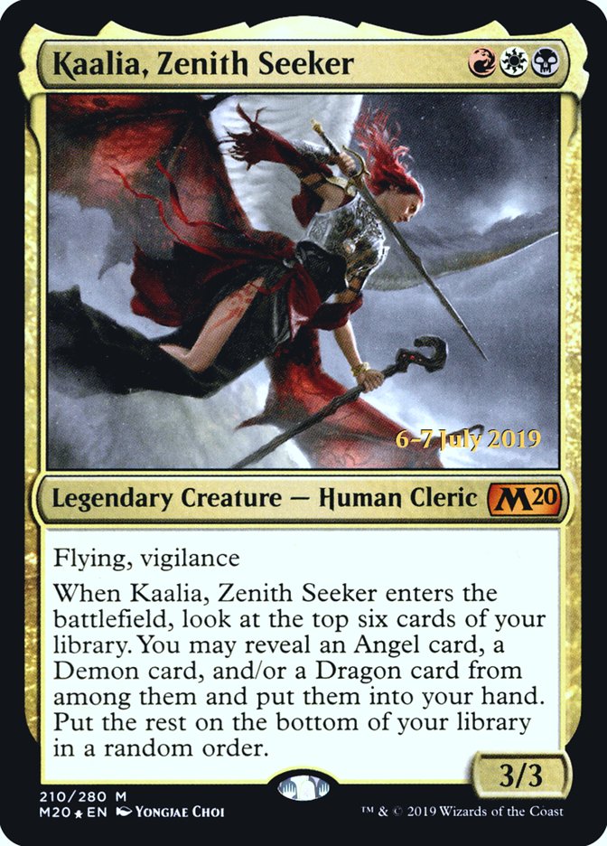 Kaalia, Zenith Seeker  [Core Set 2020 Prerelease Promos] | Card Citadel