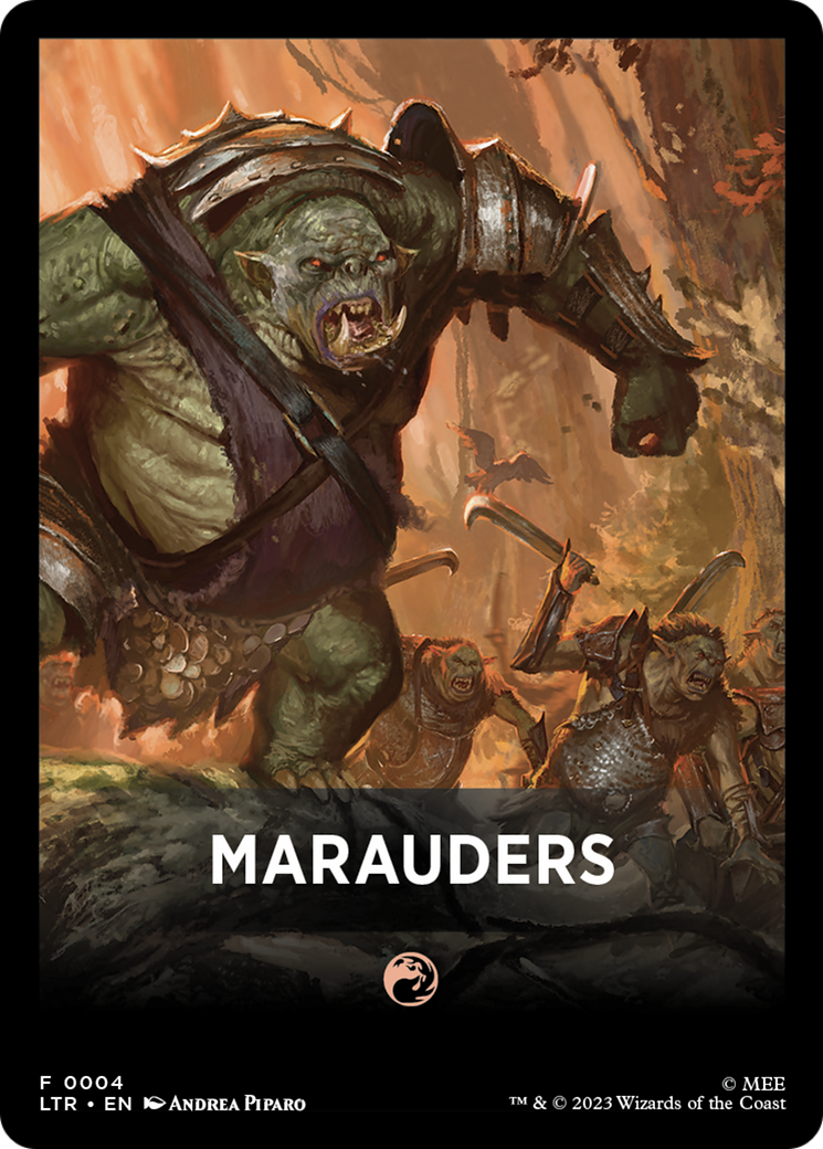 Marauders Theme Card [The Lord of the Rings: Tales of Middle-Earth Tokens] | Card Citadel