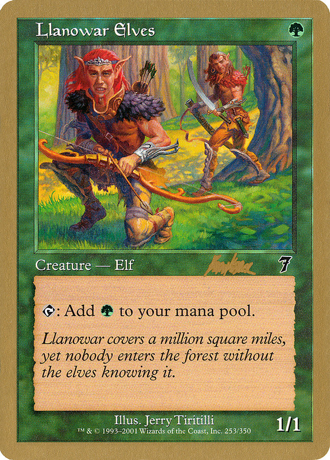 Llanowar Elves (Brian Kibler) [World Championship Decks 2002] | Card Citadel