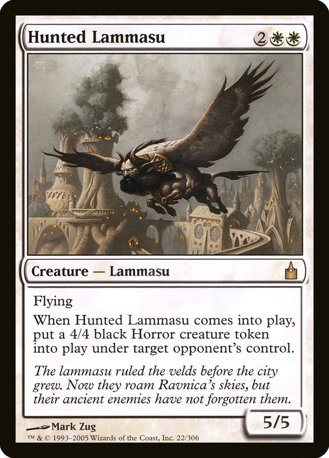 Hunted Lammasu [Ravnica: City of Guilds] | Card Citadel