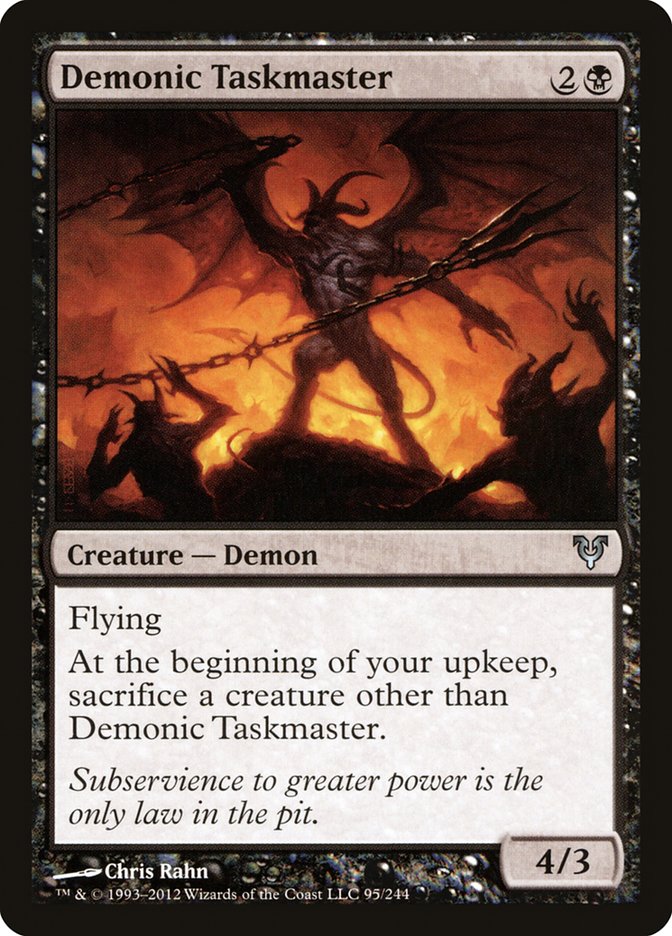 Demonic Taskmaster [Avacyn Restored] | Card Citadel