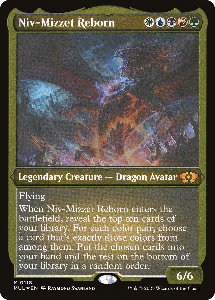 Niv-Mizzet Reborn (Foil Etched) [Multiverse Legends] | Card Citadel
