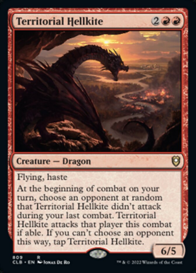 Territorial Hellkite [Commander Legends: Battle for Baldur's Gate] | Card Citadel