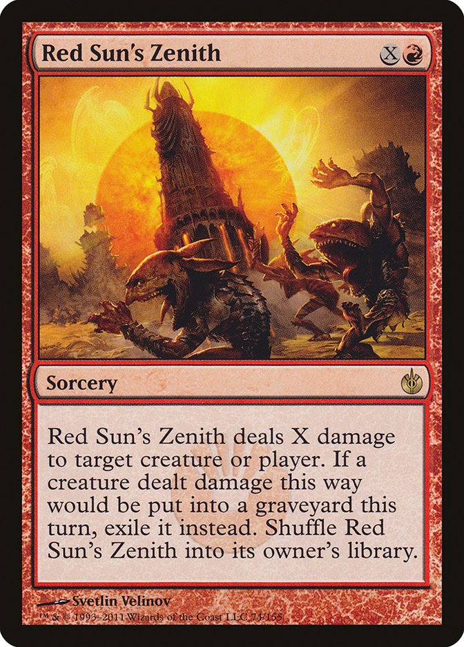 Red Sun's Zenith [Mirrodin Besieged] | Card Citadel