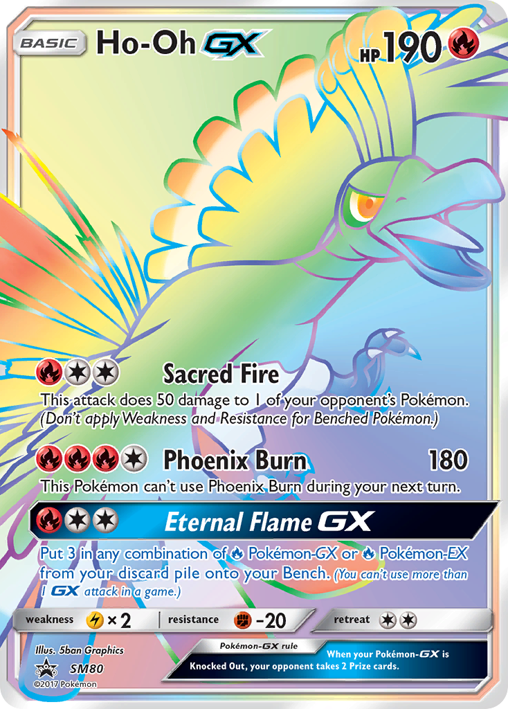 Ho-Oh GX (SM80) [Sun & Moon: Black Star Promos] | Card Citadel