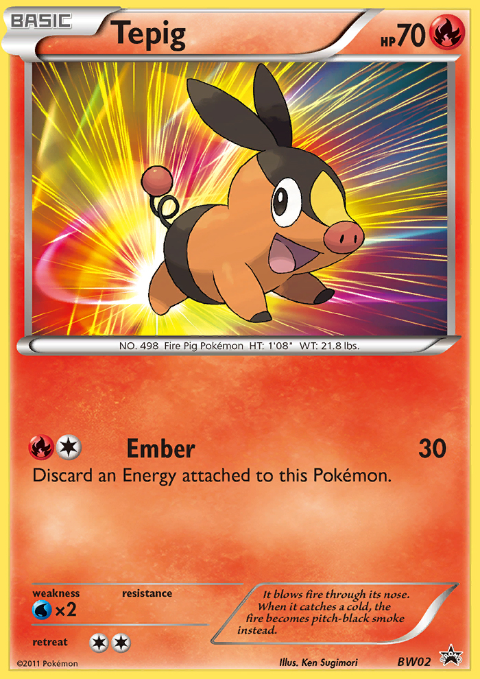 Tepig (BW02) [Black & White: Black Star Promos] | Card Citadel