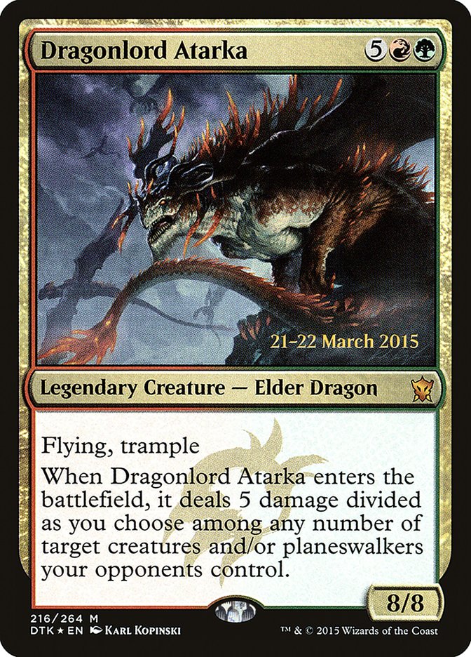 Dragonlord Atarka [Dragons of Tarkir Promos] | Card Citadel