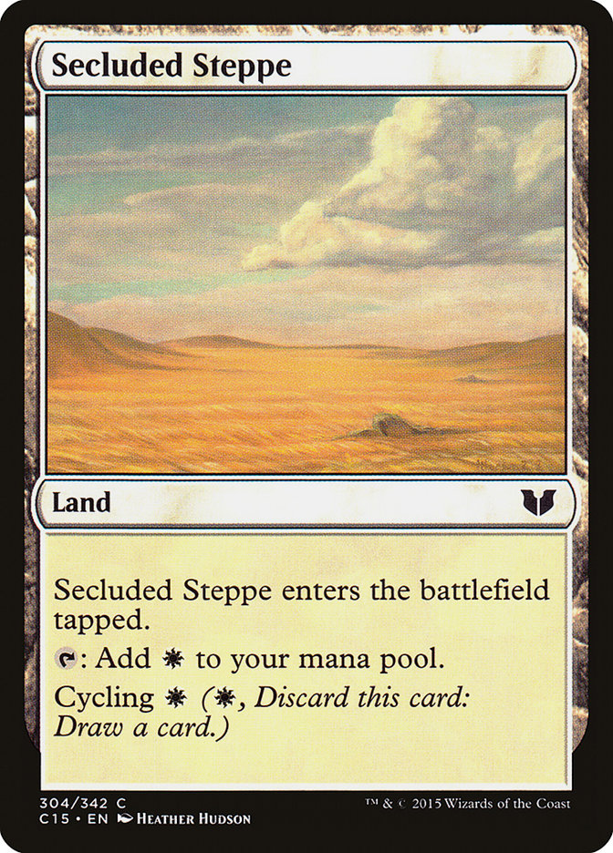 Secluded Steppe [Commander 2015] | Card Citadel