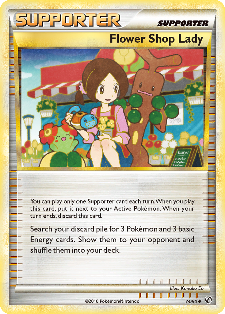 Flower Shop Lady (74/90) [HeartGold & SoulSilver: Undaunted] | Card Citadel