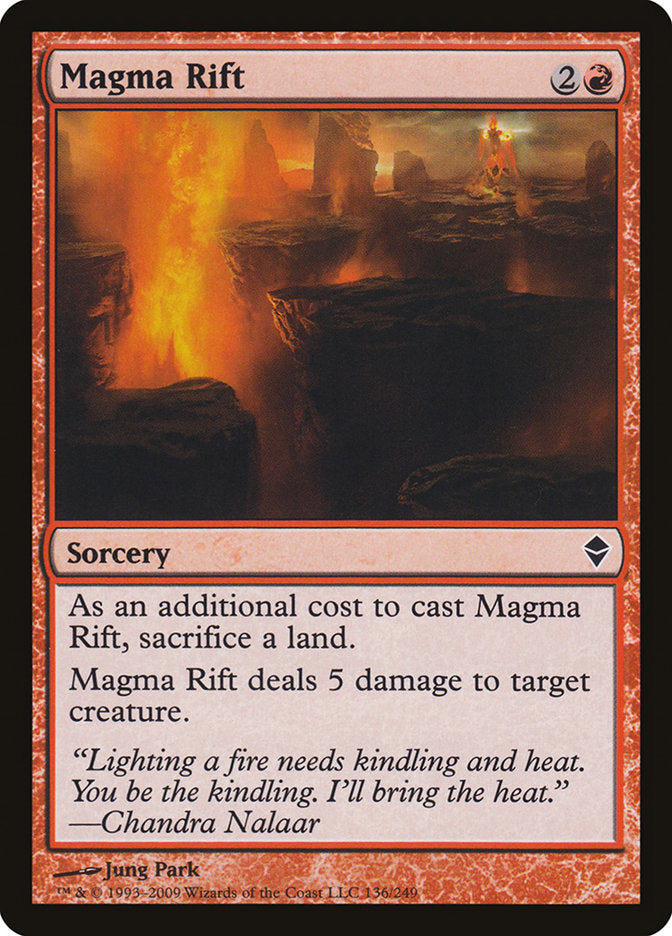 Magma Rift [Zendikar] | Card Citadel