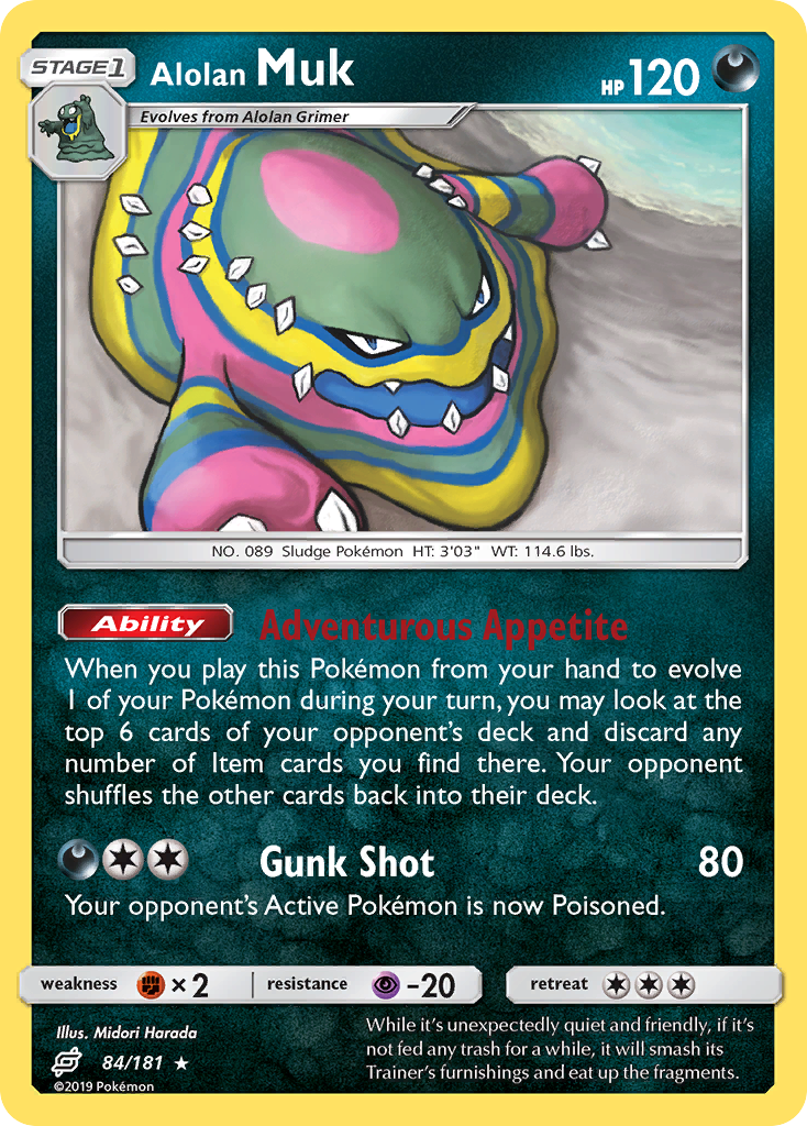 Alolan Muk (84/181) [Sun & Moon: Team Up] | Card Citadel