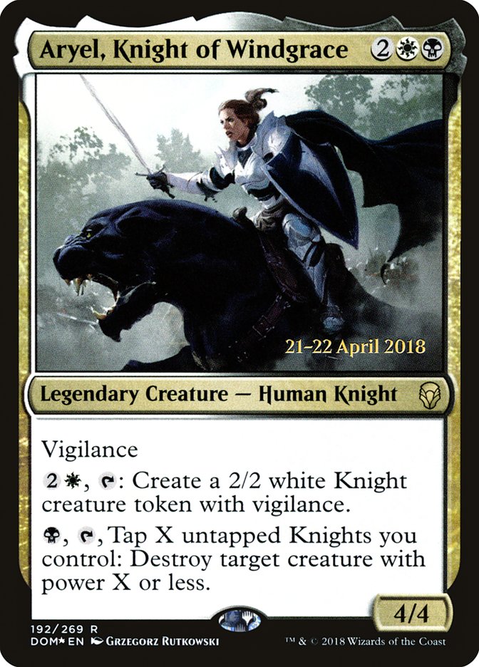 Aryel, Knight of Windgrace [Dominaria Promos] | Card Citadel