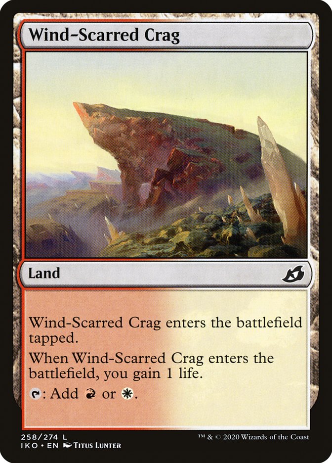 Wind-Scarred Crag [Ikoria: Lair of Behemoths] | Card Citadel