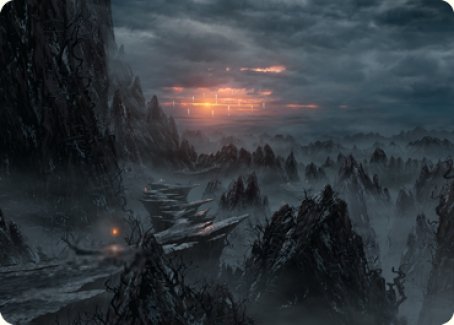 Sundown Pass Art Card [Innistrad: Crimson Vow Art Series] | Card Citadel