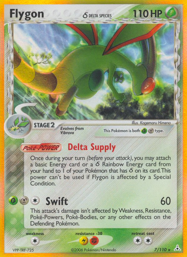 Flygon (7/110) (Delta Species) [EX: Holon Phantoms] | Card Citadel