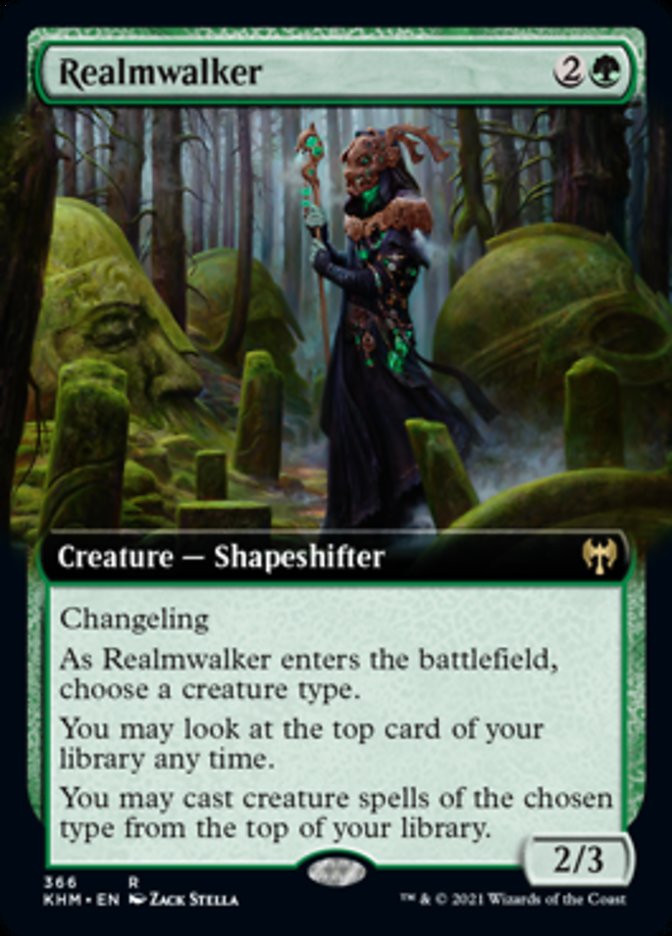 Realmwalker (Extended Art) [Kaldheim] | Card Citadel