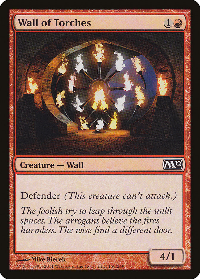 Wall of Torches [Magic 2012] | Card Citadel
