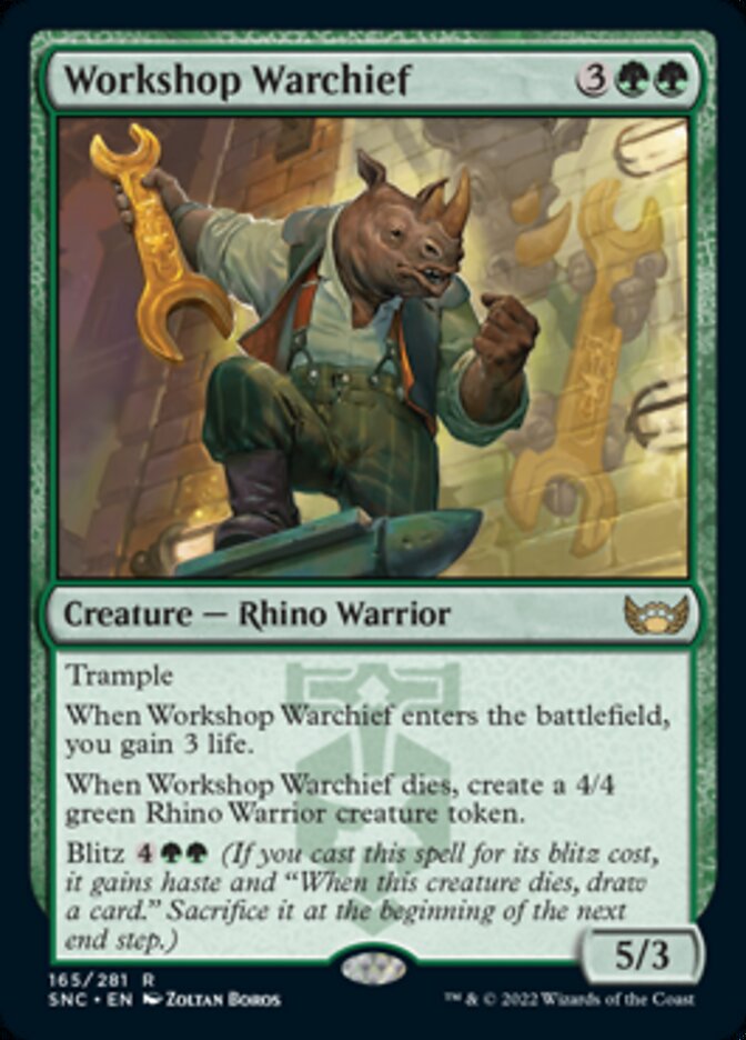 Workshop Warchief [Streets of New Capenna] | Card Citadel
