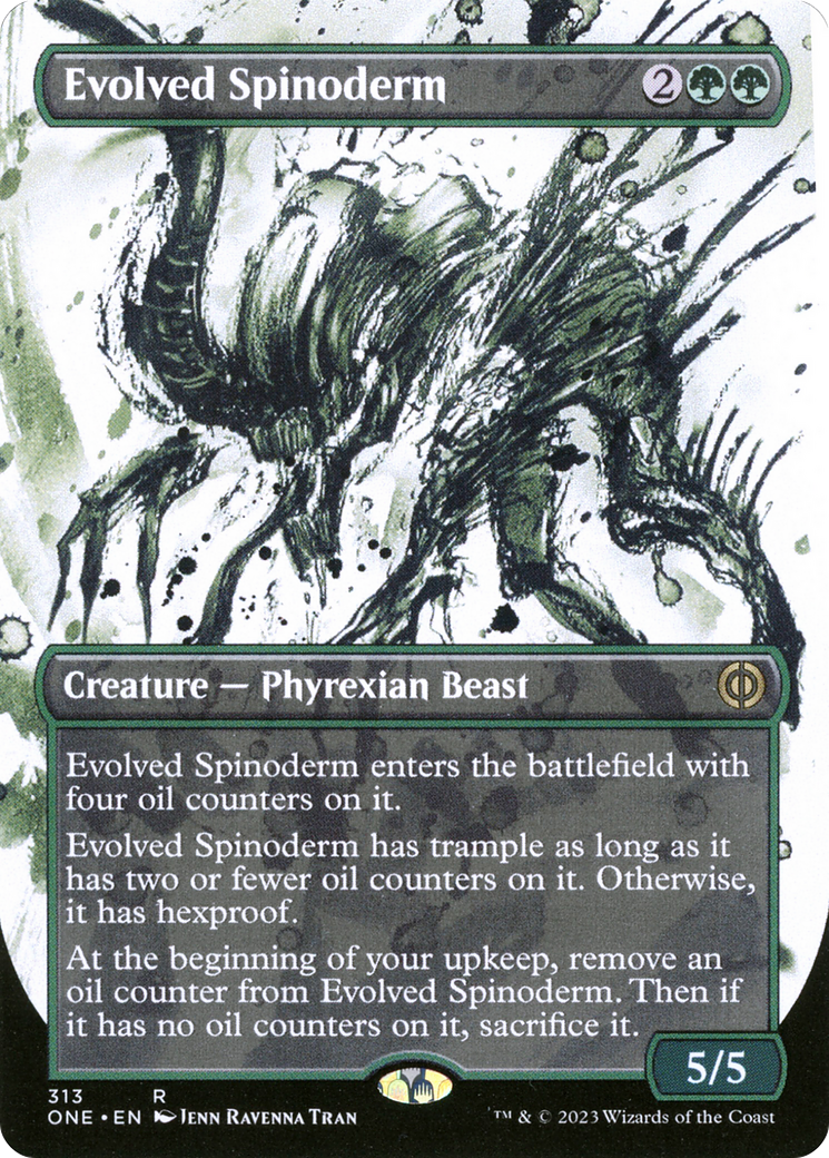 Evolved Spinoderm (Borderless Ichor) [Phyrexia: All Will Be One] | Card Citadel