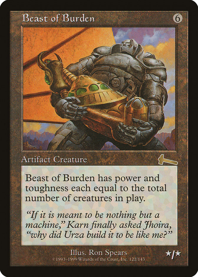 Beast of Burden [Urza's Legacy] | Card Citadel