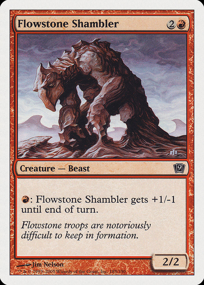 Flowstone Shambler [Ninth Edition] | Card Citadel