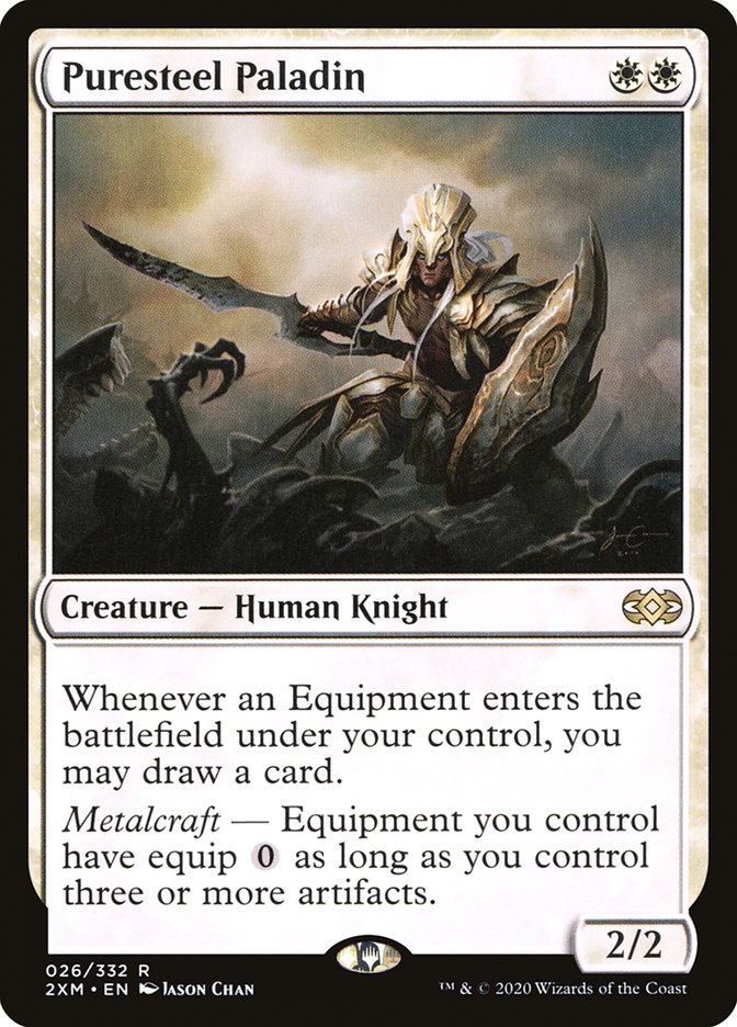 Puresteel Paladin [Double Masters] | Card Citadel