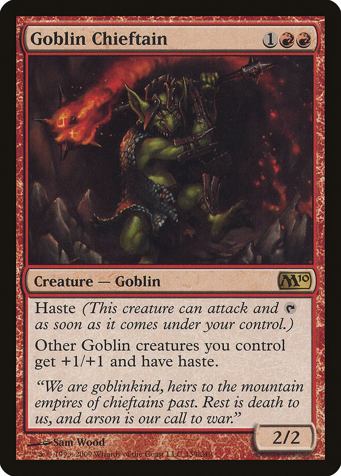 Goblin Chieftain [Magic 2010] | Card Citadel