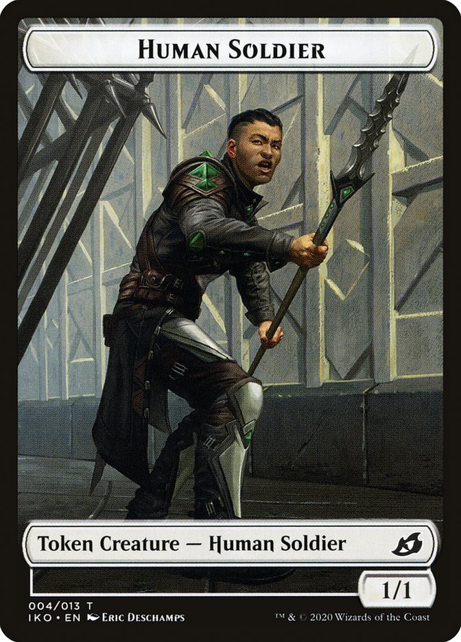 Human Soldier (004/013) [Ikoria: Lair of Behemoths Tokens] | Card Citadel