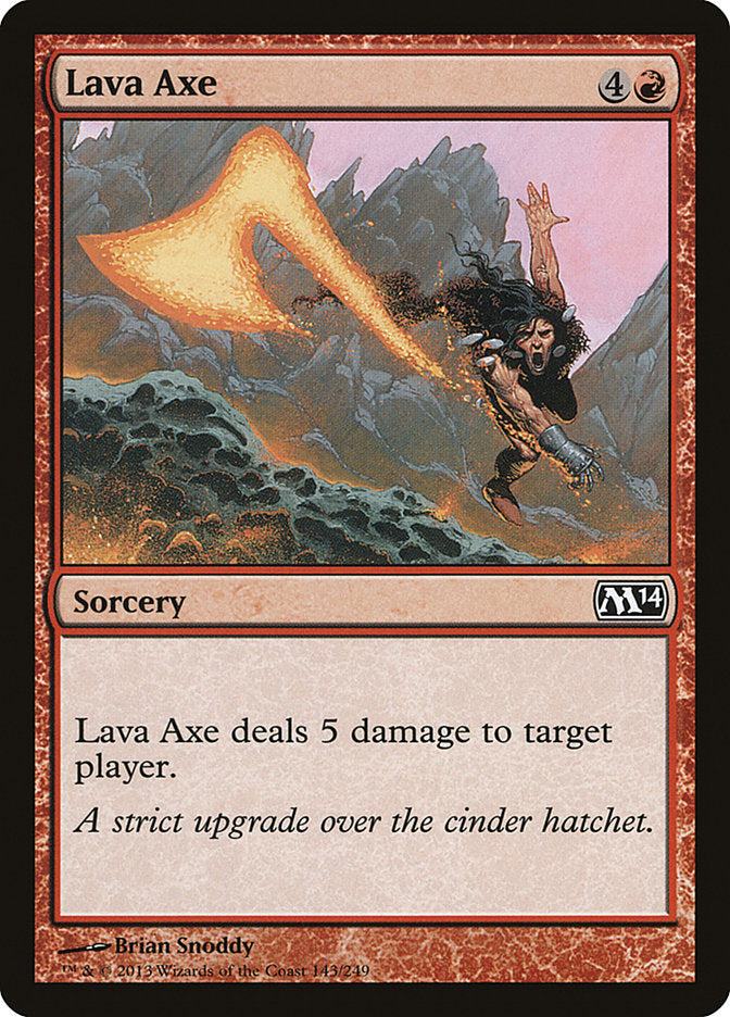 Lava Axe [Magic 2014] | Card Citadel