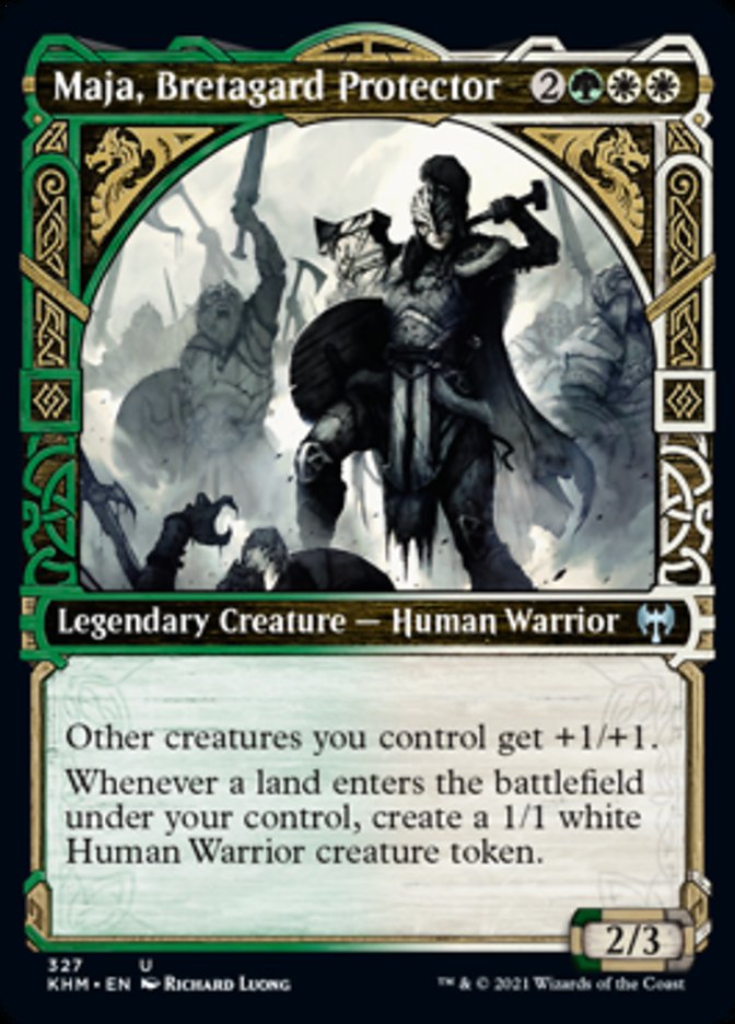 Maja, Bretagard Protector (Showcase) [Kaldheim] | Card Citadel