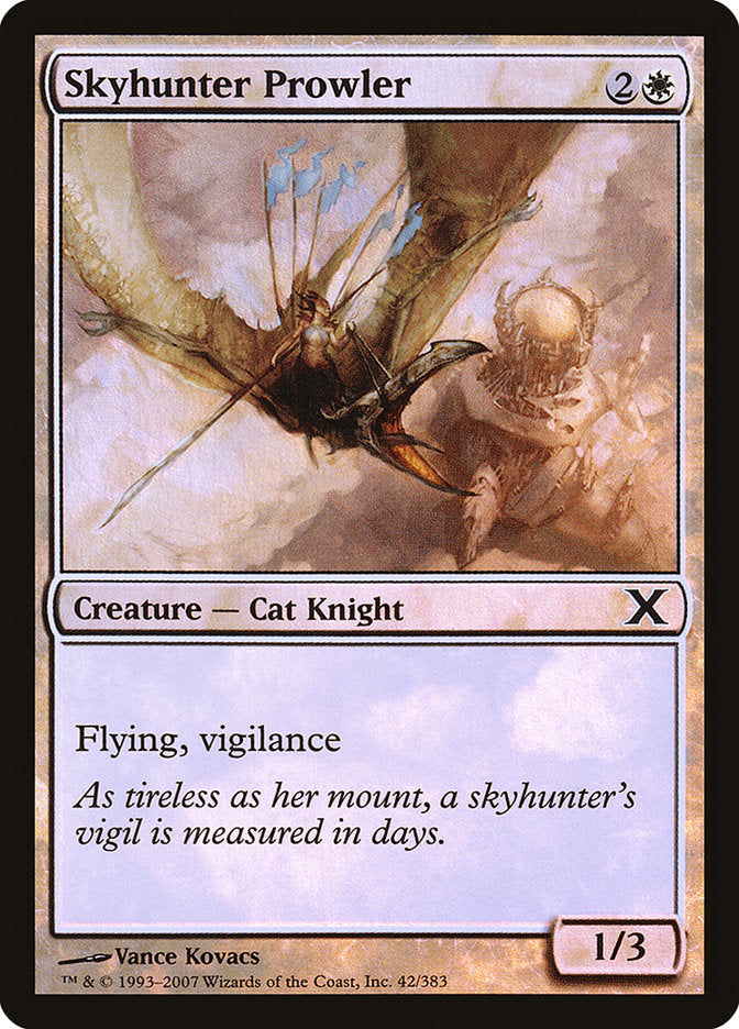 Skyhunter Prowler (Premium Foil) [Tenth Edition] | Card Citadel