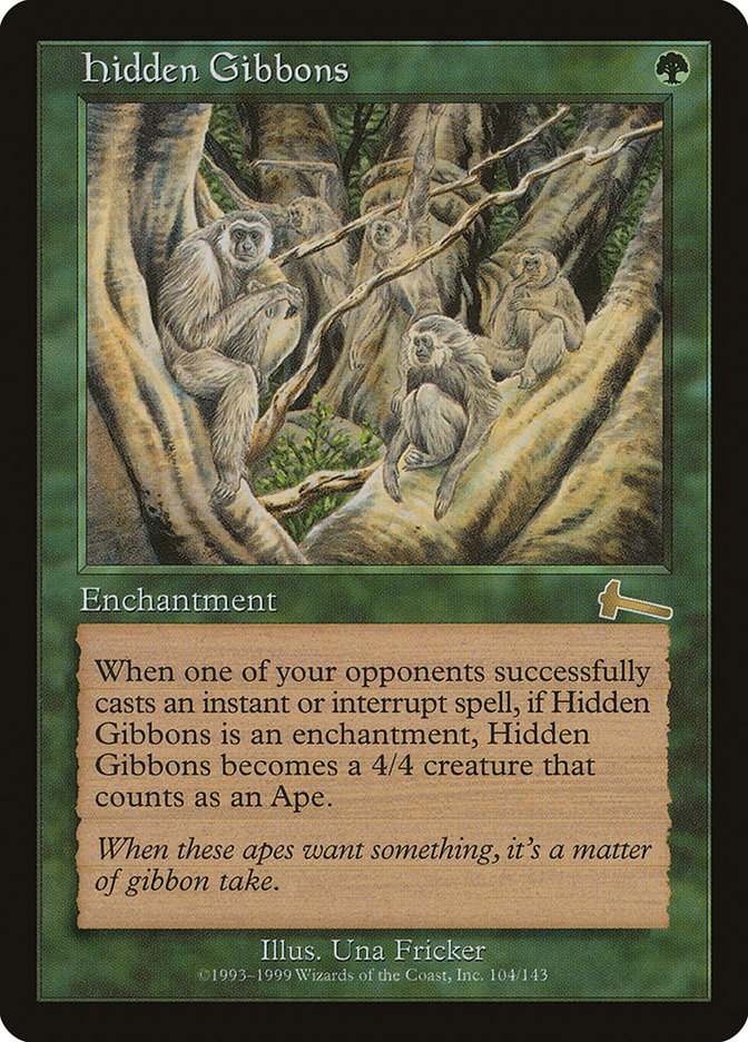 Hidden Gibbons [Urza's Legacy] | Card Citadel