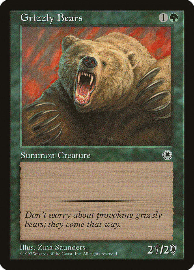 Grizzly Bears [Portal] | Card Citadel