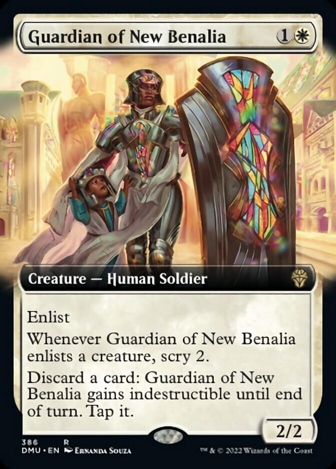 Guardian of New Benalia (Extended Art) [Dominaria United] | Card Citadel