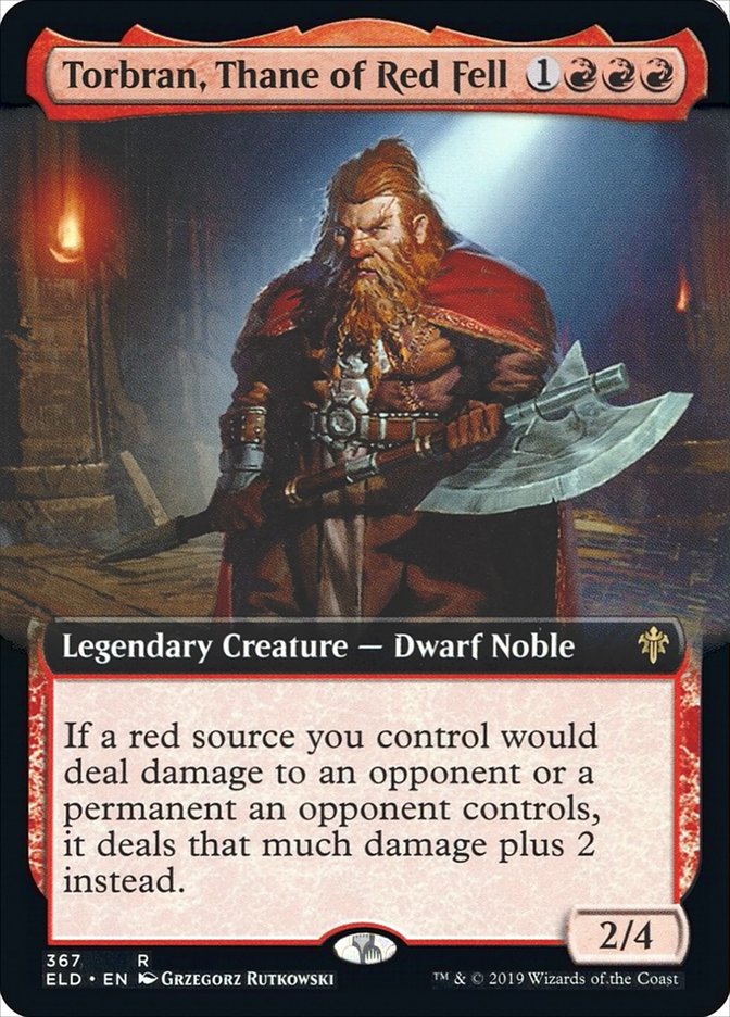 Torbran, Thane of Red Fell (Extended Art) [Throne of Eldraine] | Card Citadel