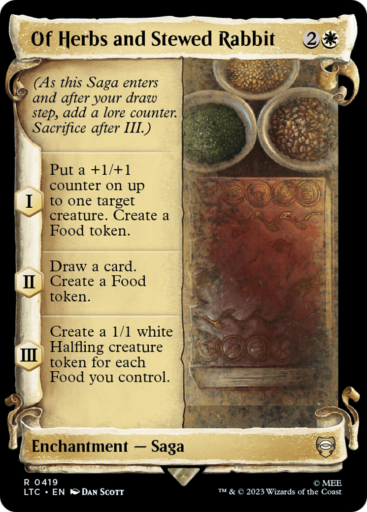 Of Herbs and Stewed Rabbit [The Lord of the Rings: Tales of Middle-Earth Commander Showcase Scrolls] | Card Citadel