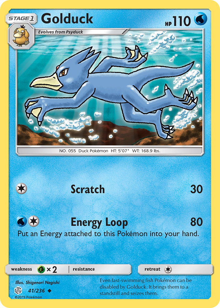 Golduck (41/236) [Sun & Moon: Cosmic Eclipse] | Card Citadel