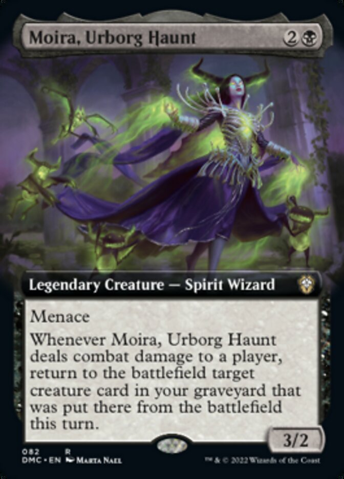 Moira, Urborg Haunt (Extended Art) [Dominaria United Commander] | Card Citadel