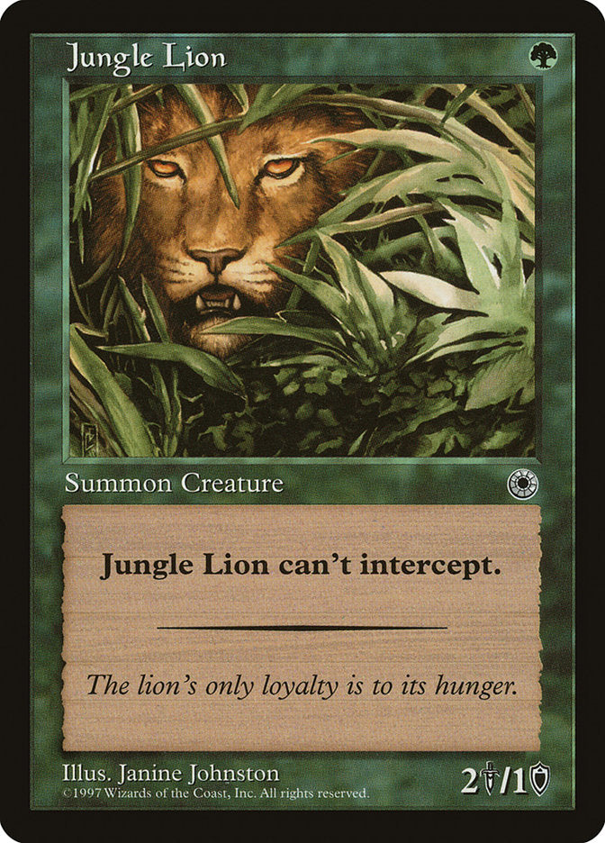 Jungle Lion [Portal] | Card Citadel