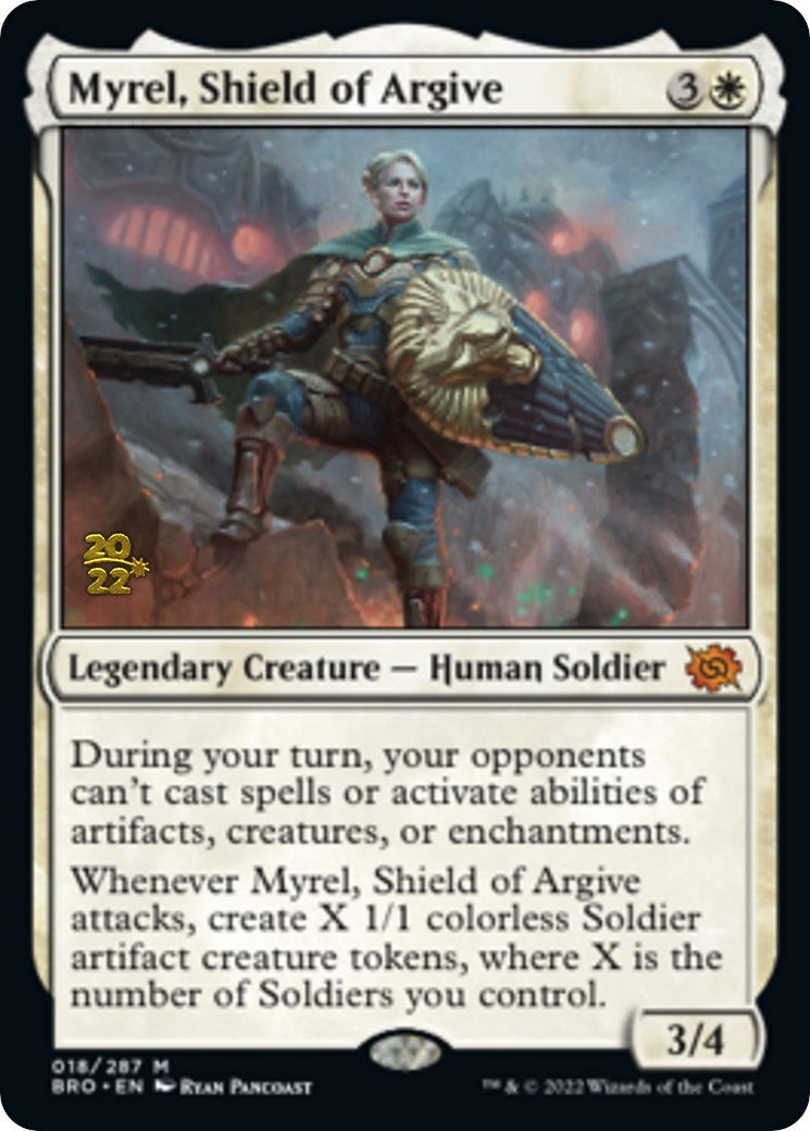 Myrel, Shield of Argive [The Brothers' War: Prerelease Promos] | Card Citadel