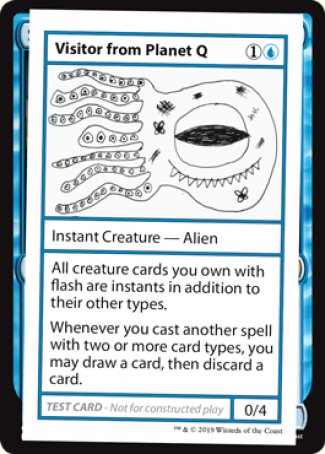 Visitor from Planet Q (2021 Edition) [Mystery Booster Playtest Cards] | Card Citadel