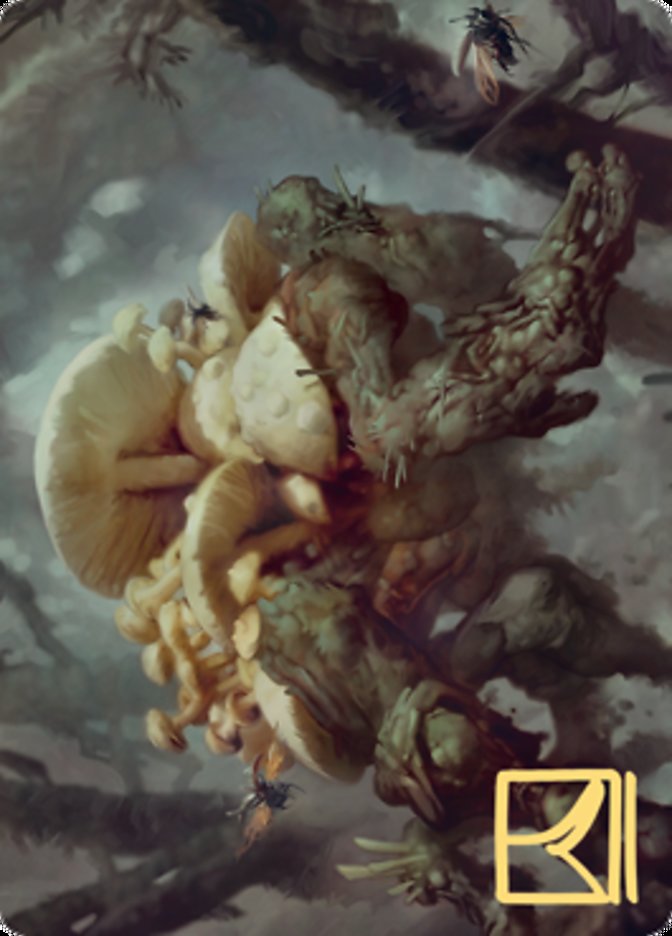 Swarm Shambler Art Card (Gold-Stamped Signature) [Zendikar Rising Art Series] | Card Citadel